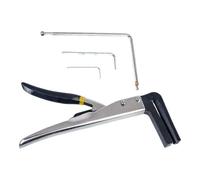 Ioensy Alicates Plegadores de Metal, Alicates Manuales Profesionales para Doblar Tiras de Chapa, Herramienta Manual Ergonómica, Dobladora de ángulos Ligera, 8cm
