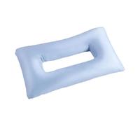 Ioensy Almohada para Piercing de Oreja Cojín para Dormir de Lado Almohada con Agujero Y Soporte Cervical con Funda Extraíble Adecuado para Uso en El Dormito, Azul, tal como se describe