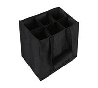 Ioensy Bolsa Portabotellas de Vino con 6 Compartimentos, de Tela No Tejida, para Camping, Compras, Pesca, Picnic Y Viajes.