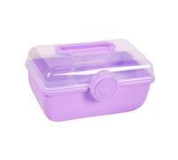 Ioensy Caja de Almacenamiento para Accesorios para El Cabello, Organizador de Accesorios para El Cabello de Niñas, Vitrina Expositora, Contenedor Organizador, PÚRPURA
