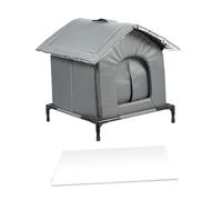 Ioensy Caseta para Gatos de Exterior, Aislada, Impermeable, Portátil Y Cálida. Ideal para Patios, Porches Y Jardines Durante El Invierno, M