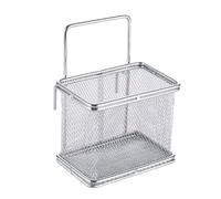 Ioensy Colador de Pasta Y Fideos, Colador de Malla para Alimentos con Gancho Lateral para Colgar, Colador de Cocina para Pasta, Espumadera para Ramen, para F, 11x7x9cm, Individual