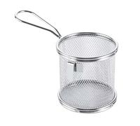 Ioensy Colador de Pasta Y Fideos, Colador de Malla para Alimentos con Gancho Lateral para Colgar, Colador de Cocina para Pasta, Espumadera para Ramen, para F, 9x9cm, Individual