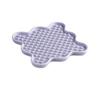 Ioensy Comedero de Alimentación Lenta para Perros, Alfombrilla para Lamer, Cuenco de, Fácil de Limpiar, Favorece Una Digestión, Adecuado, PÚrpura