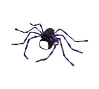 Ioensy Conjunto de Disfraces Espeluznantes para Mascotas para Celebraciones de Halloween, Negro Morado