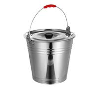 Ioensy Cubitera de Acero Inoxidable con Tapa, Cubo para Bebidas, Fácil de Limpiar, Cubo para Hielo, Cubo para Vino, Ideal para Reuniones, Restaurantes Y Barb, tal como se describe, 34 Cm 16 L