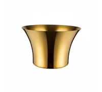 Ioensy Cubo de Hielo Comercial en Acero Inoxidable Cubitera Champanera Diseño Robusto y Pulido Moderno Gran Capacidad para Botellas y Hielo Adecuado para, Dorado, Grande