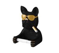 Ioensy Dispensador de Rollos de Papel Higiénico Montado en La Pared para Baño, Negro, Individual