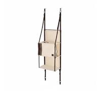 Ioensy Estructura Plegable Gato Colgante Nido Cerrado Mirador Alta Visibilidad Instalación Fácil Portátil Adecuada para Familias Dueños de Gatos, Beige S
