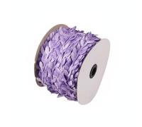 Ioensy Guirnalda de Hojas de Ornamental Ribete para Costura Enredadera de Adorno y Tira Textil Acabado y Aspecto Natural Adecuada para Centros de Mesa Nupciales Tarjetas y Decoración, Purple