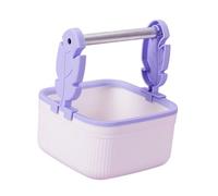Ioensy Mesa Asiento Percha para Pájaros Soporte de Entrenamiento para Loros Parque de Juegos para Pájaros Asiento para Loros Hecho de Aluminio PP Función Cui, PÚrpura
