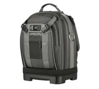 Ioensy Mochila Herramientas Profesional Mochila Trabajo Bolsa Almacenamiento Mochila Herramientas Hombres con Refuerzos y Base Moldeada Antidesgaste Adecuada, Gris
