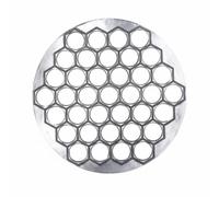 Ioensy Molde para Empanadillas Ravioles Pierogi Gyoza de Pasta de Aleación de Aluminio Antiadherente con 37 Orificios para Sellado Uniforme y Uso Repetido, 175G 37 Agujeros