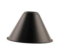 Ioensy Pantalla de Lámpara de Hierro, Protector de Bombilla, Lámpara Colgante Decorativa, Cubierta de Lámpara Cónica, Pantalla de Lámpara Colgante para Dormi, D 18cm H 10.8cm