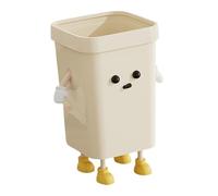 Ioensy Papelera Creativa para Almacenamiento de Residuos con Diseño Moderno Abierto Cubo Original Y Resistente Adecuada para Oficina Hogar Dormitorio Baño de, Pequeño de pie, Individual