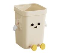 Ioensy Papelera Creativa para Almacenamiento de Residuos con Diseño Moderno Abierto Cubo Original Y Resistente Adecuada para Oficina Hogar Dormitorio Baño de, Pequeño sentado, Individual