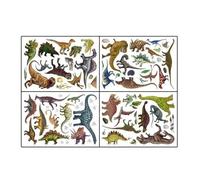 Ioensy Pegatina Dinosaurio en la Oscuridad Mural Infantil Calcomanía Pared Decoración Luminosa Vinilo Removible de PVC Absorbe Luz y Resplandor Adecuada para