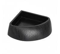 Ioensy Recipiente para Reptiles Cuenco Multifuncional para Alimentos Bandeja de Agua Pieza de Terrario con Diseño Estable para Evitar Derrames Adecuado para Viviendas y Centros de Animales, Negro