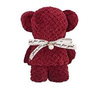 Ioensy Servilletas con Diseño único de Animales para Bodas, Rojo