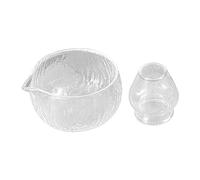 Ioensy - Soporte para batidor Matcha Bowl, arrancador Matcha, helado, decoración de casa de té, para Chasen, caño Versor, transparente