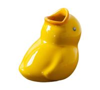 Ioensy Soporte para Cepillo de Dientes con Forma de, de Cerámica, con Decoración Animal para El Hogar Y, Inclinado Amarillo, tal como se describe