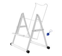 Ioensy Soporte para Jarra de Agua, Accesorios para Botellas, Resistente a La Corrosión, Fácil de Usar, Soportes Dispensadores Antideslizantes para Fiestas, H, Blanco