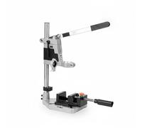 Ioensy Soporte para Taladro Soporte Compacto para Agujeros Alineados y Trabajo Repetitivo en Metal Adecuado para Casa Banco de Trabajo Pequeños Talleres, Double Hole W Pliers