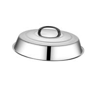 Ioensy Tapa Redonda para Olla, Tapa para Hamburguesa, Forma de Cúpula para Bistec de Barbacoa, 34 Cm