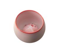Ioensy Taza de Té Cerámica con Figura Cerdo Tradicional Decoración Miniatura Coleccionable Centro de Mesa Adecuada para Del Té Oficina Sa, tal como se describe, 170ml