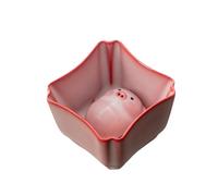 Ioensy Taza de Té Cerámica con Figura Cerdo Tradicional Decoración Miniatura Coleccionable Centro de Mesa Adecuada para Del Té Oficina Sa, tal como se describe, 110ml
