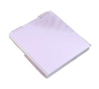 IOEUIWP 1 bloc de notas plegable, cuaderno bocetos, papelería, B5, diario, hoja para Tomar Notas Trabajo Escuela Oficina(Purple)