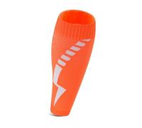 IOEUIWP 2PC pantorrilla mangas de compresión manga pierna calcetines sin pies soporte for correr fútbol para Deporte, Running(Orange XL)