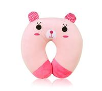 IOEUIWP 9 Colors Soft Car Travel Pillows U-Shaped Plush Sleep Neck Protection Pillow Office Cushion Cute Lovely For Children/Adults(Color3)
