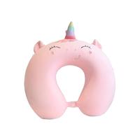 IOEUIWP Animal Memory Rabbit Lion Cotton U-Shaped Travel Pillow Car Neck Noon Rest Plane Relax The(Color7)
