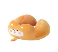 IOEUIWP Car Mounted Camel Hump U-Shaped Cartoon Embroidered Neck Pillow Portable Airplane For Office Nap and Travel(Color1)