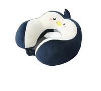 IOEUIWP Car Portable U-Shaped Pillow, Commuting Nap Cartoon Neck Protection, Outdoor Travel Airplane Accessories(Color1)