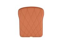 IOEUIWP Car Seat Cover PU Leather Cushion Chair Pad Mat Accessories(Orange 1pc)