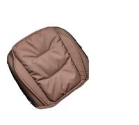 IOEUIWP Car Seat Cushion Luxury Leather Support Pad High Rebound Sponge Cover(Chestnut Brown-1PC)
