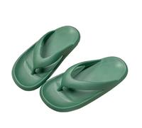 IOEUIWP Classy Flip-Flops, Summer For Beach Couples, Thick-Soled Outer Wear Sandals, Bathroom Bathing Non-Slip Slippers Para interior y exterior(Green,44-45)