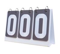 IOEUIWP Contador de puntaje Multiusos Mesa, Tablero números Giratorio 3 dígitos, for Baloncesto y béisbol para Eventos Deportivos o de Entretenimiento(Gray)