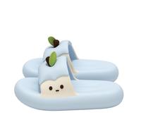 IOEUIWP Couple Slippers Man House Shoes Apple Summer Sandals Slides Para interior y exterior(Blue,40-41)