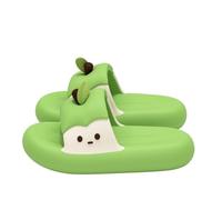 IOEUIWP Couple Slippers Man House Shoes Apple Summer Sandals Slides Para interior y exterior(Green,36-37)