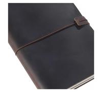 IOEUIWP Cuaderno de cuero hecho a mano Vintage diario vaca cuaderno bocetos planificador cubierta viaje Para escribir y tomar notas(Coffee,Standard 22x12.5cm)