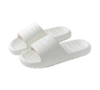 IOEUIWP EVA Platform Flip Flops, Thick Sole Beach Slides For Outdoor Wear, Non-Slip Comfortable Indoor/Outdoor Sandals Para interior y exterior(WHITE,44-45)