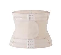 IOEUIWP Fajas for Mujeres Vientre Adelgazante Reductor de Cuerpo Soporte Lumbar Entrenador Cintura compresión Doble Capa(Nude,L)