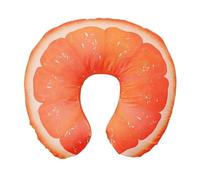 IOEUIWP Fruit U Shaped Travel Pillow Neck Watermelon Orange Car Pillows Cartoon Animals Soft Cushion Home Textile(Color2)