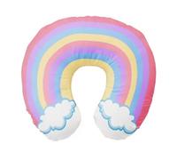 IOEUIWP Fruit U Shaped Travel Pillow Neck Watermelon Orange Car Pillows Cartoon Animals Soft Cushion Home Textile(Color4)