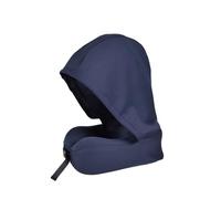 IOEUIWP Hooded Memory Cotton U-Shaped Pillow Neck Cap Car Travel Office Shading Nap Comfort Storage(Blue)