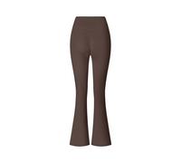 IOEUIWP Leggings De Corte Acampanado, Minipantalones Yoga Acampanados, Pantalones Gimnasia para Yoga Fitness(Grey,L)