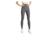 IOEUIWP Leggings de Yoga Cintura Alta con sensación desnudez for Mujer, Pantalones Deportivos for Gimnasio, Secado rápido, for Correr, Entrenamiento Femenino, Largos(Dark Grey,S)
